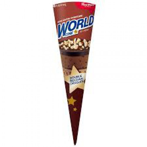 Havmor Ice Cream - World Cone - Double Belgian Chocolate, 150 ml