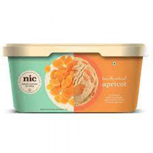 NIC Honestly Natural Apricot Ice Cream, 500 ml