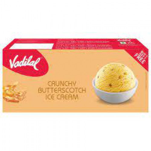 VADILAL Crunchy Butterscotch Ice Cream, 700 ml