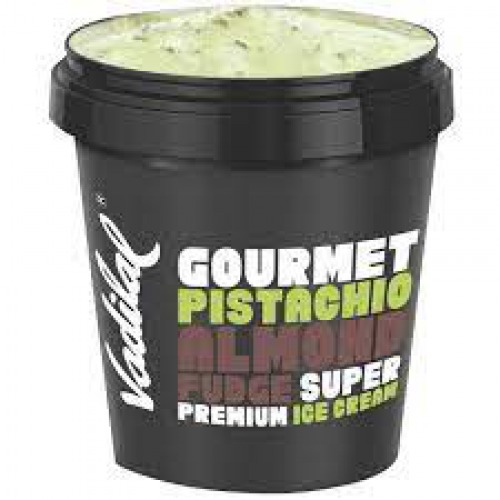 VADILAL Super Premium Pistachio Almond Fudge Gourmet Ice Cream, 140 ml Cup