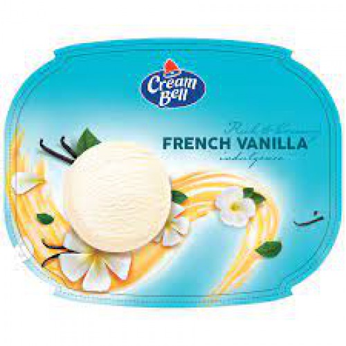Cream Bell Rich & Creamy Ice Cream - Delicious, Tasty, French Vanilla, 750 ml