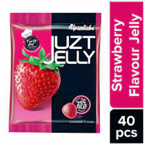 ALPENLIEBE Juzt Jelly - Strawberry Flavour, 40 pcs (148 g)