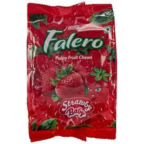 Mapro Falero Pulpy Fruit Chews - Strawberry, 160 g Pouch