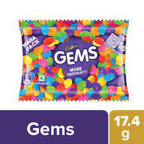 Cadbury Gems - Sugar Coated Chocolate, 17.4 g