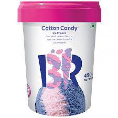 Baskin Robbins Ice Cream - Cotton Candy, Made with Cow Milk, 450 ml