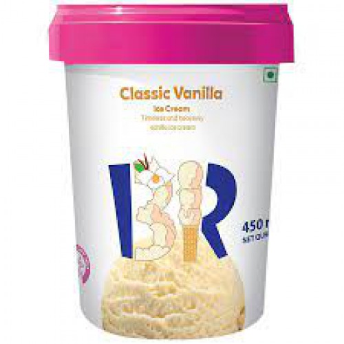 Baskin Robbins Ice Cream - Classic Vanilla, Made with Cow Milk, 450 ml