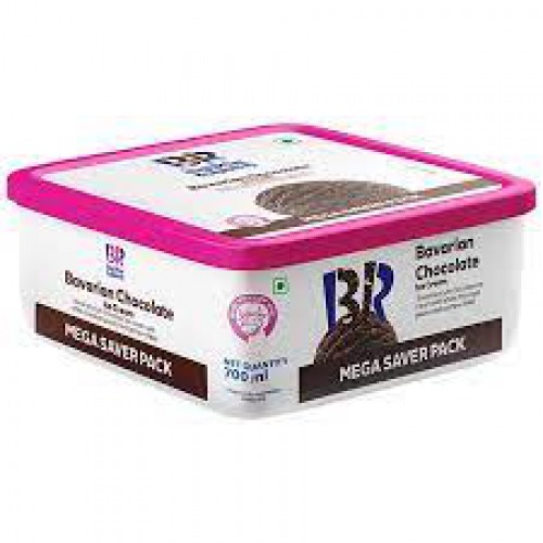 Baskin Robbins Bavarian Chocolate Ice Cream, 700 ml Tub