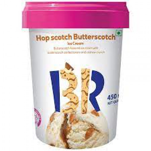 Baskin Robbins Hop Scotch Butterscotch Ribbon Ice Cream, 450 ml Tub