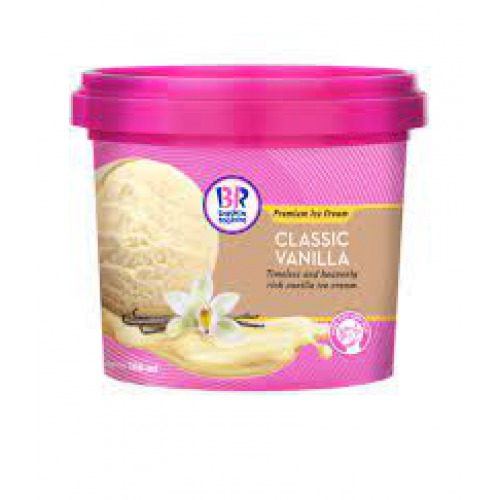 Baskin Robbins Vanilla Ice Cream, 100 ml Cup