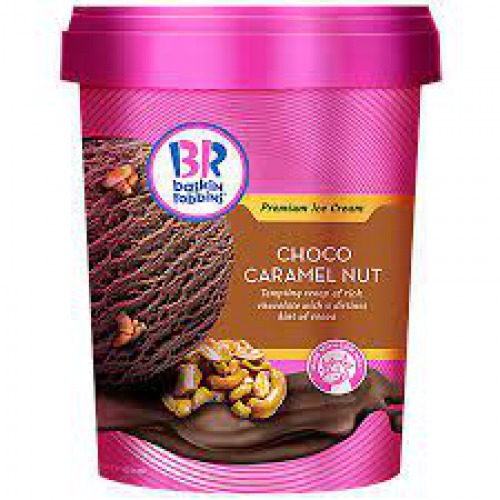 Baskin Robbins Choco Caramel Nut Ice Cream, 450 ml Tub