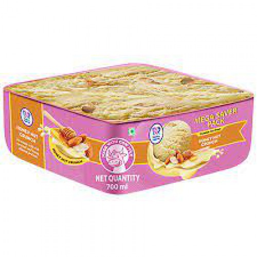 Baskin Robbins Honey Nut Crunch Ice Crunch, 700 ml Tub