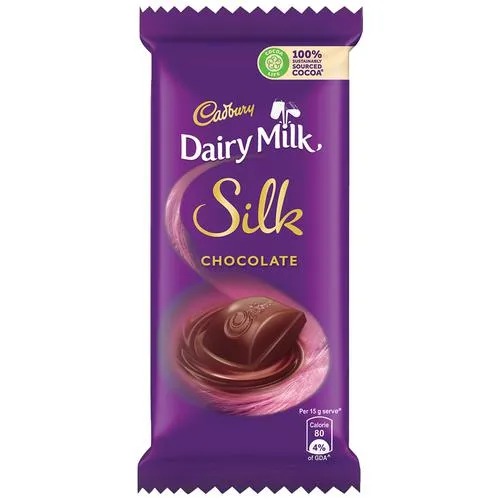 Cadbury Dairy Milk Silk Chocolate Bar, 60 g