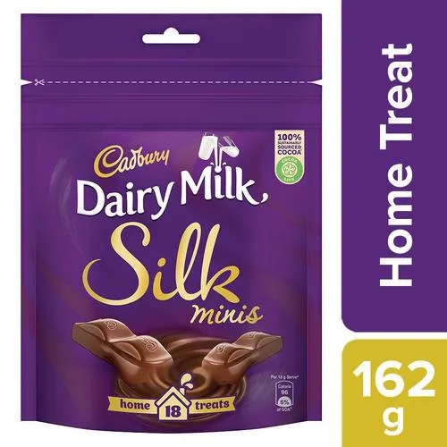 Cadbury Dairy Milk Silk Home Treats Pack, 162 g