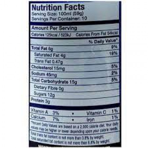 London Dairy Ice Cream - Cookies & Cream, Family Pack, 1 L Tub