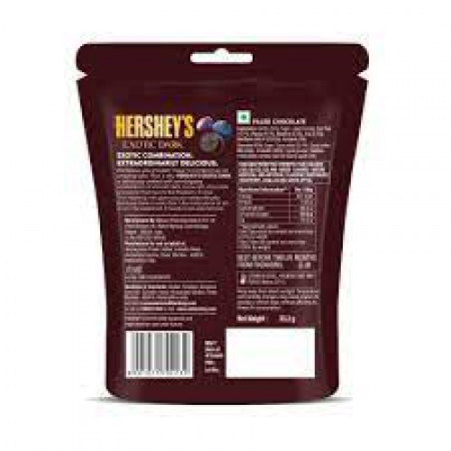 Hersheys Exotic Dark Flavored Center Chocolate - Blueberry & Acai, 33.3 g