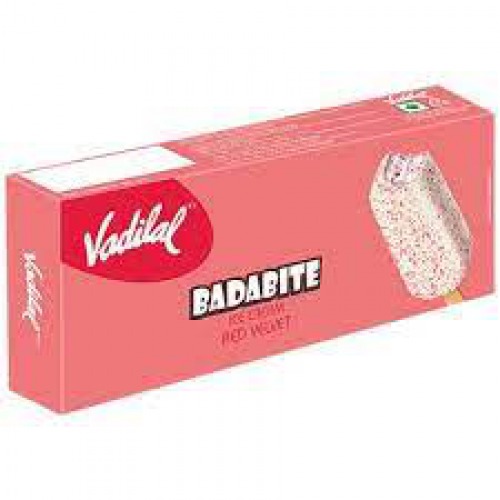 VADILAL Red Velvet Badabite Ice Cream, 80 ml
