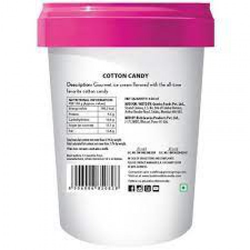 Baskin Robbins Ice Cream - Cotton Candy, Made with Cow Milk, 450 ml