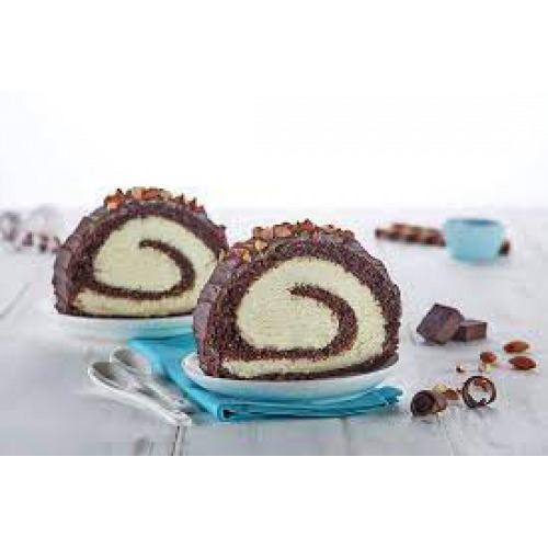 Baskin Robbins Ice Cream Roll Cake Slice - Classic Fudge, 70 g